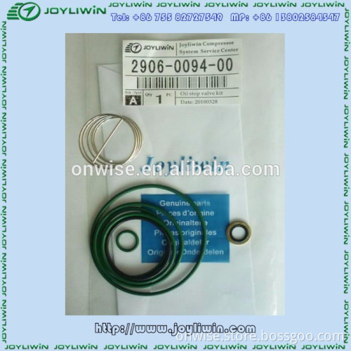 OEM atlas copco air compressor parts oil stop valve kit JOY-2906009400